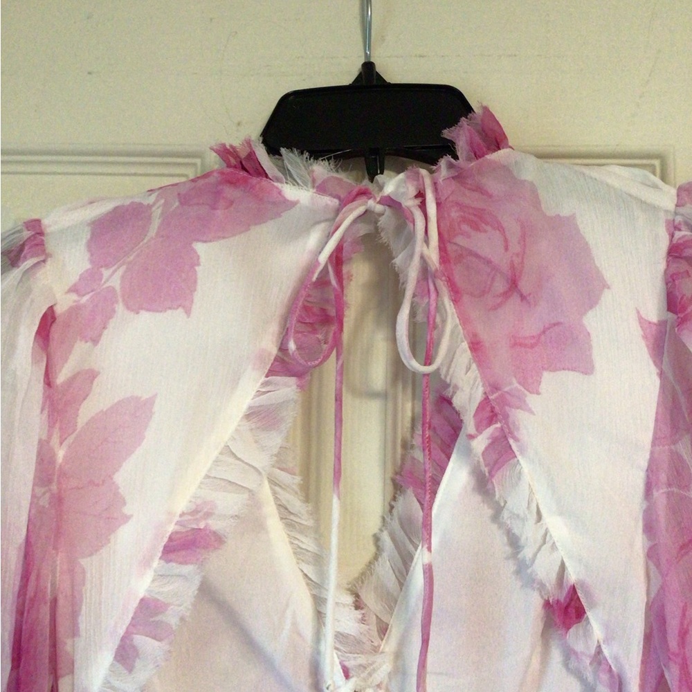 Offer $50๐๐ผ ASOS Design pink white maxi dress NWT - Picture 9 of 12